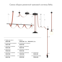 Трек-ремень Denkirs Belty base TR5501-DG