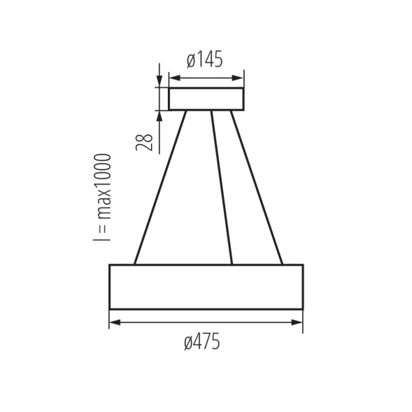 Подвесной светильник Kanlux Jasmin 36504
