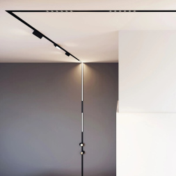 Трековый магнитный светильник Arlight MAG-DOTS-25-L200-6W Day4000 (BK, 30 deg, 24V, DALI) 046322