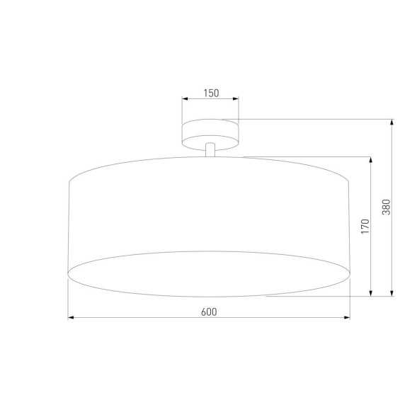 Потолочный светильник TK Lighting 4239 Rondo Graphite
