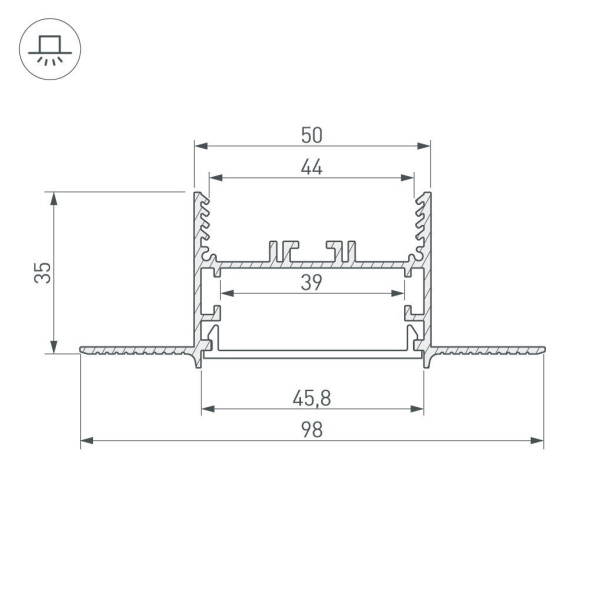 Соединитель профиля Arlight SL-LINIA 030103