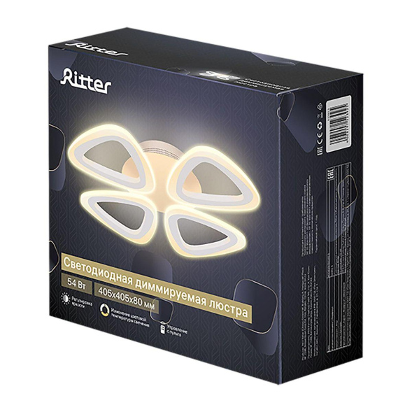 Потолочная люстра Ritter Monza 52392 5